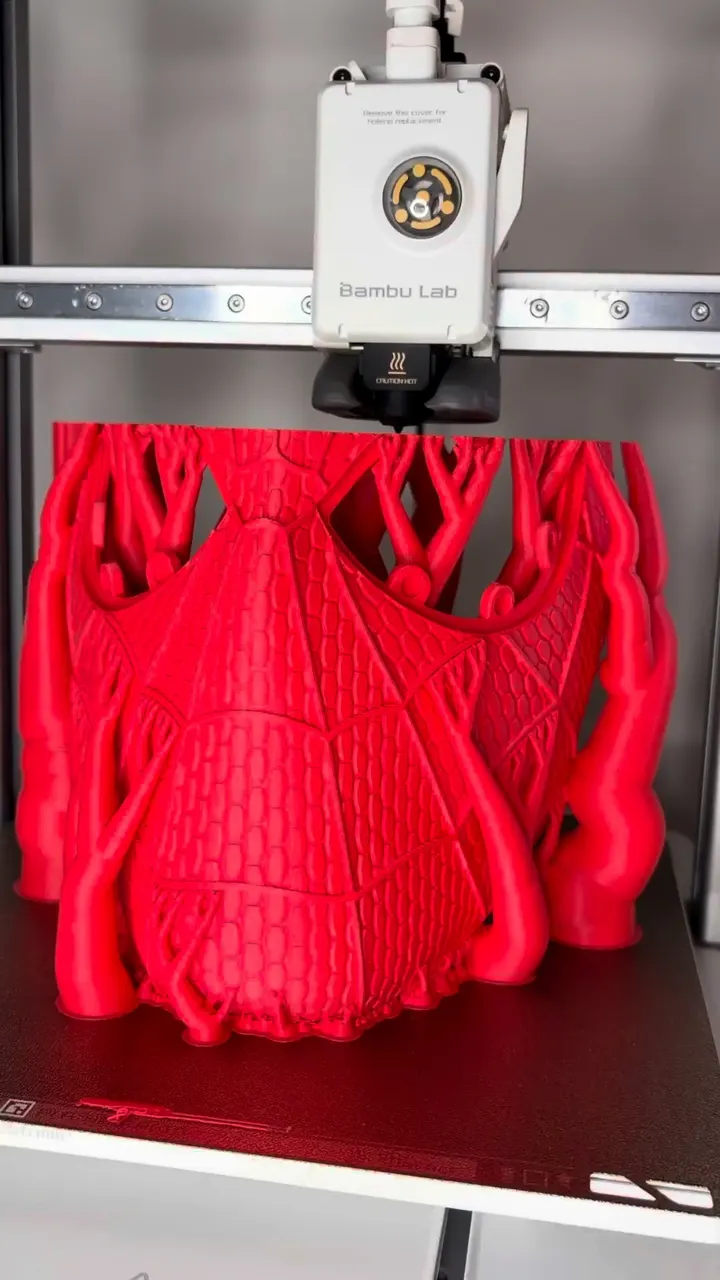 Impresión 3D en proceso — Bambu Lab A1